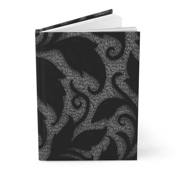 Notebook – Midnight Elegance Leaves
