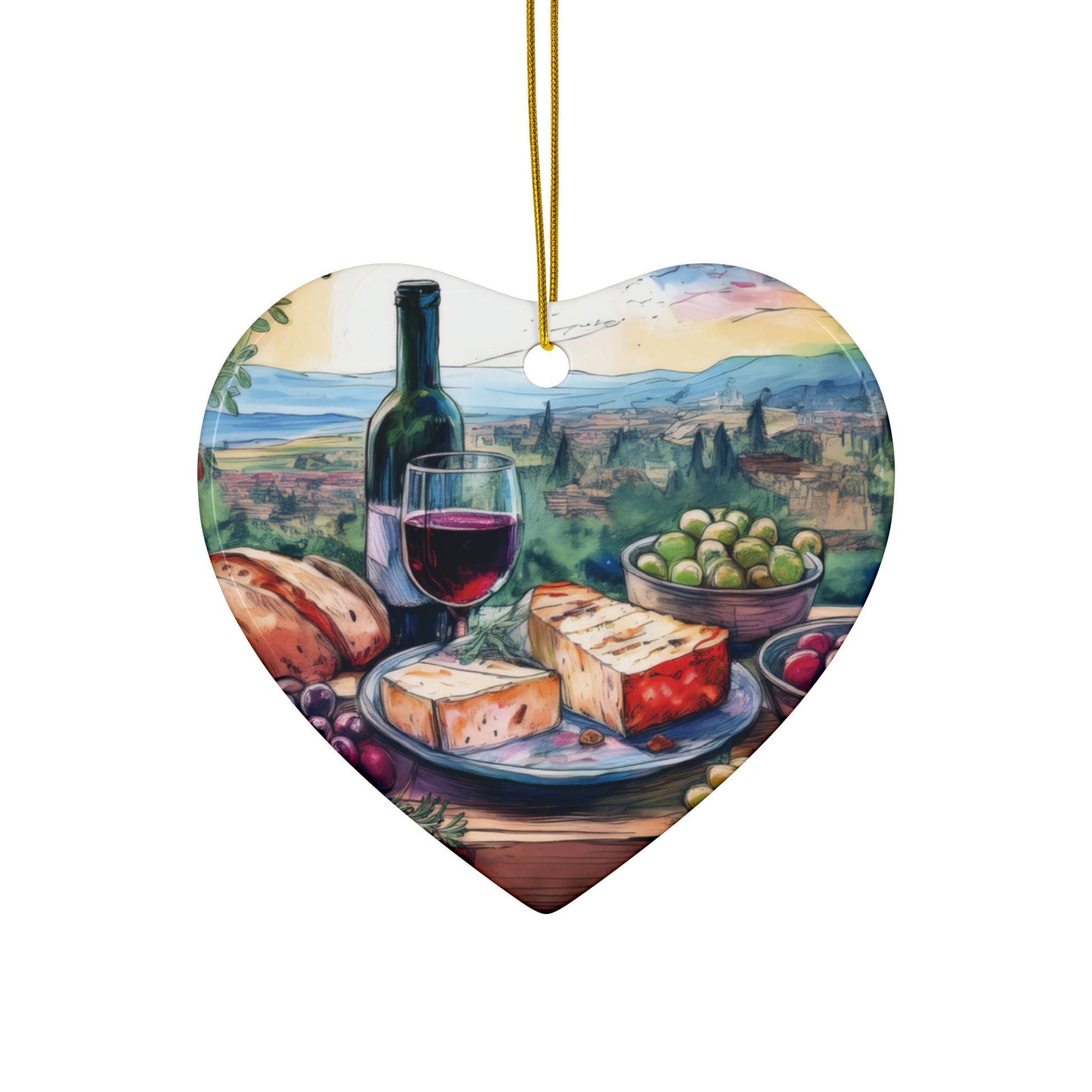 Ceramic Ornament – Mediterranean Table