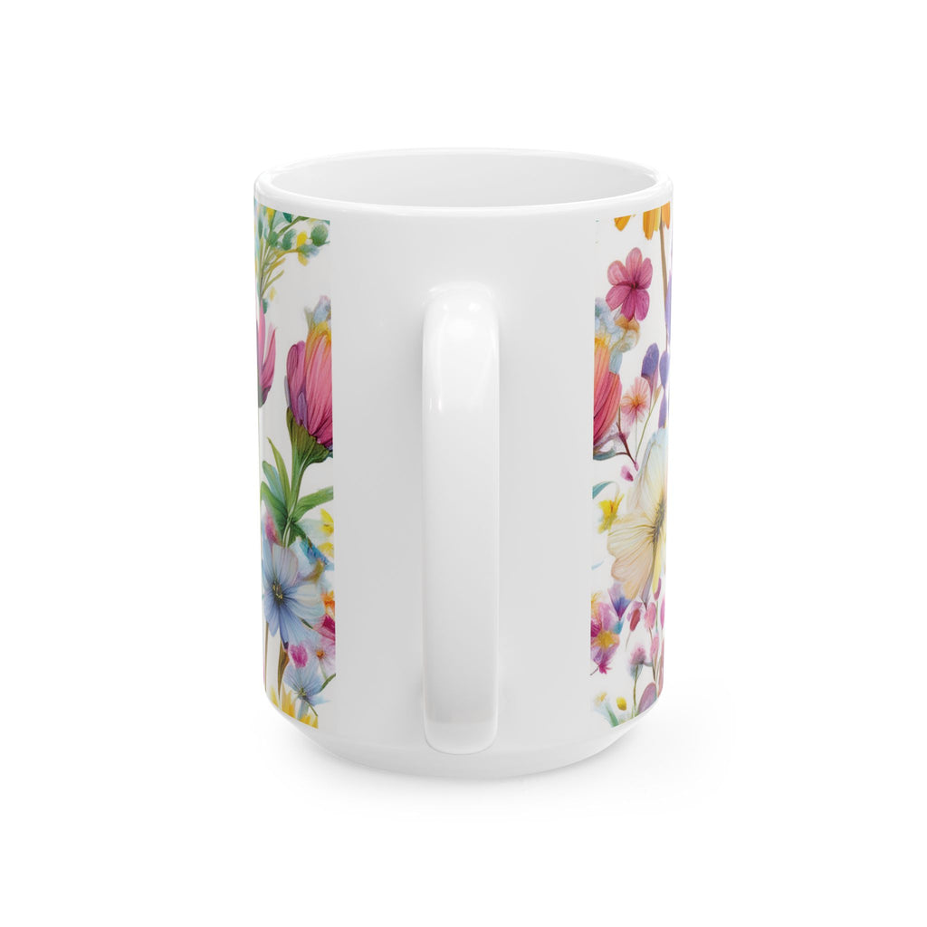 Ceramic Mug – Colorful Wildflowers