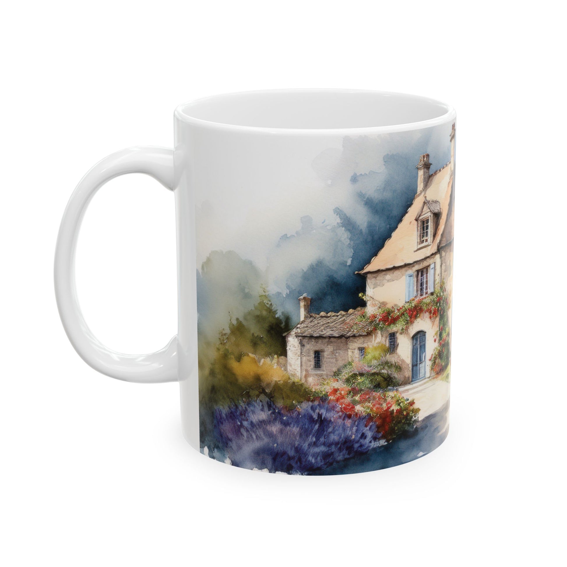 Ceramic Mug – France Countryside Cottage