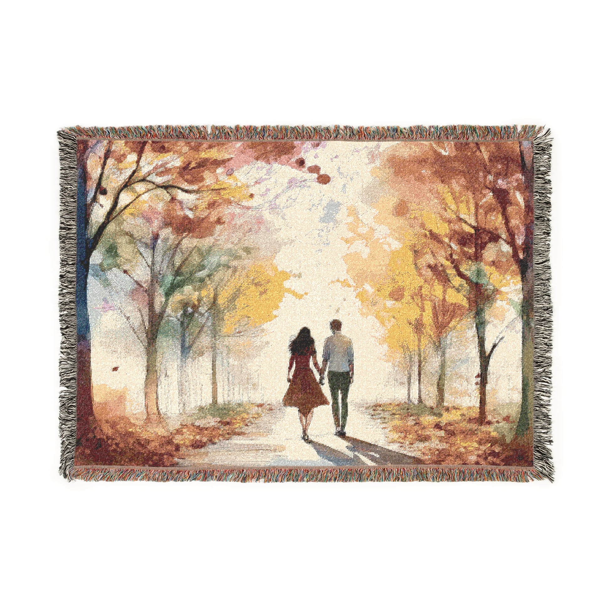 Woven Blanket – Together in Fall