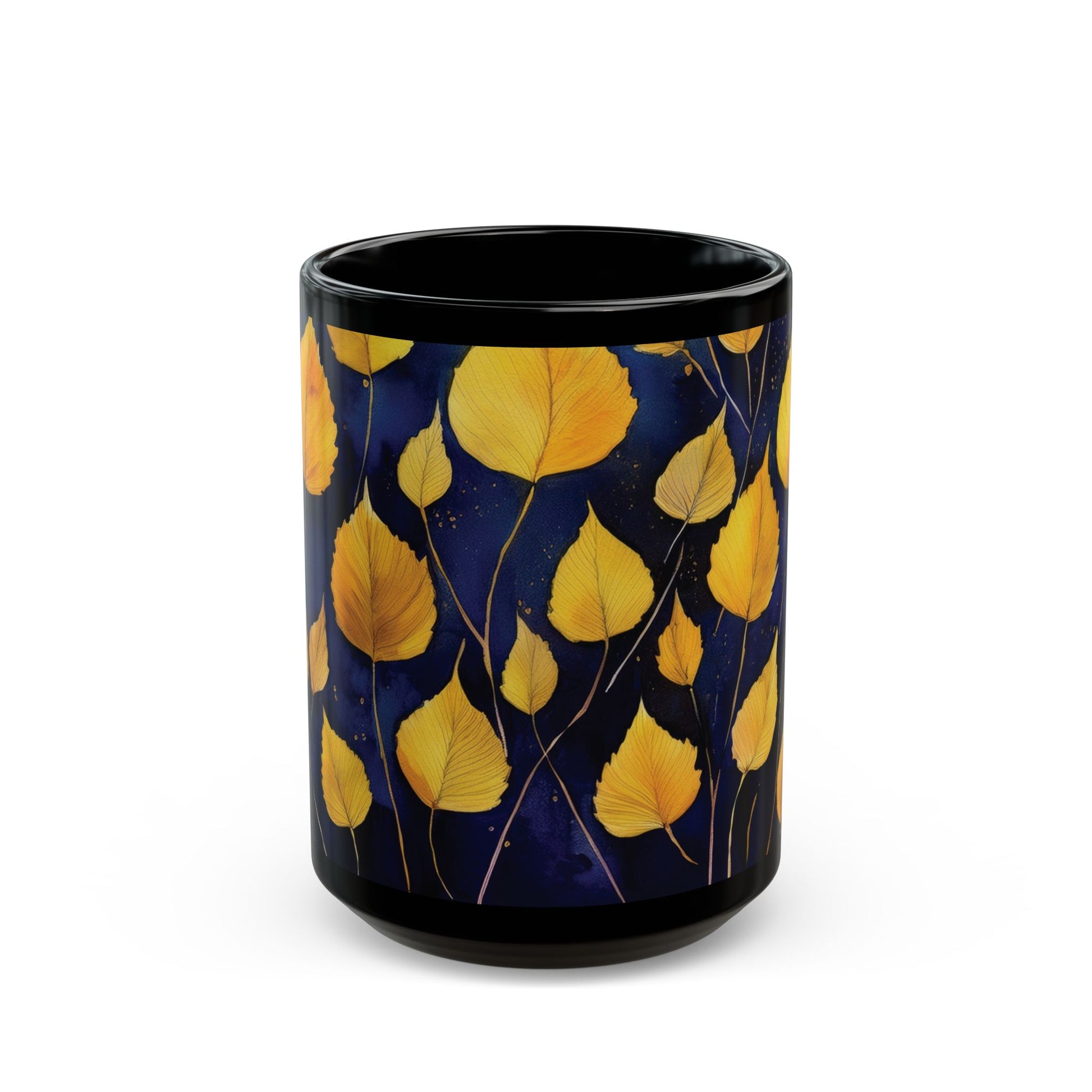 Ceramic Mug – Aspen Leaves