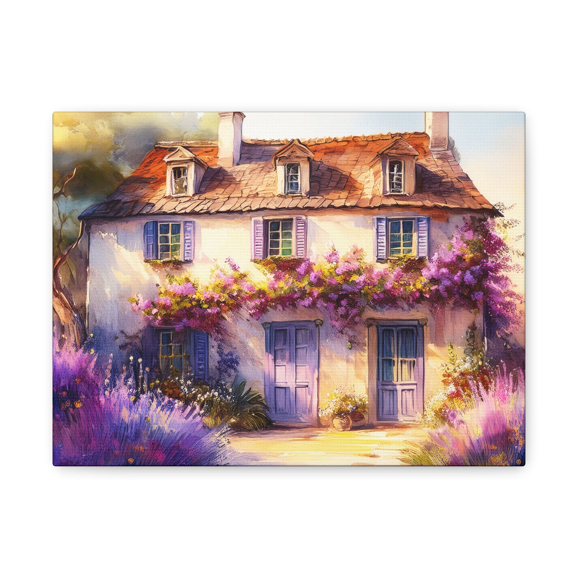 Canvas Wall Art - Provence Summer Cottage