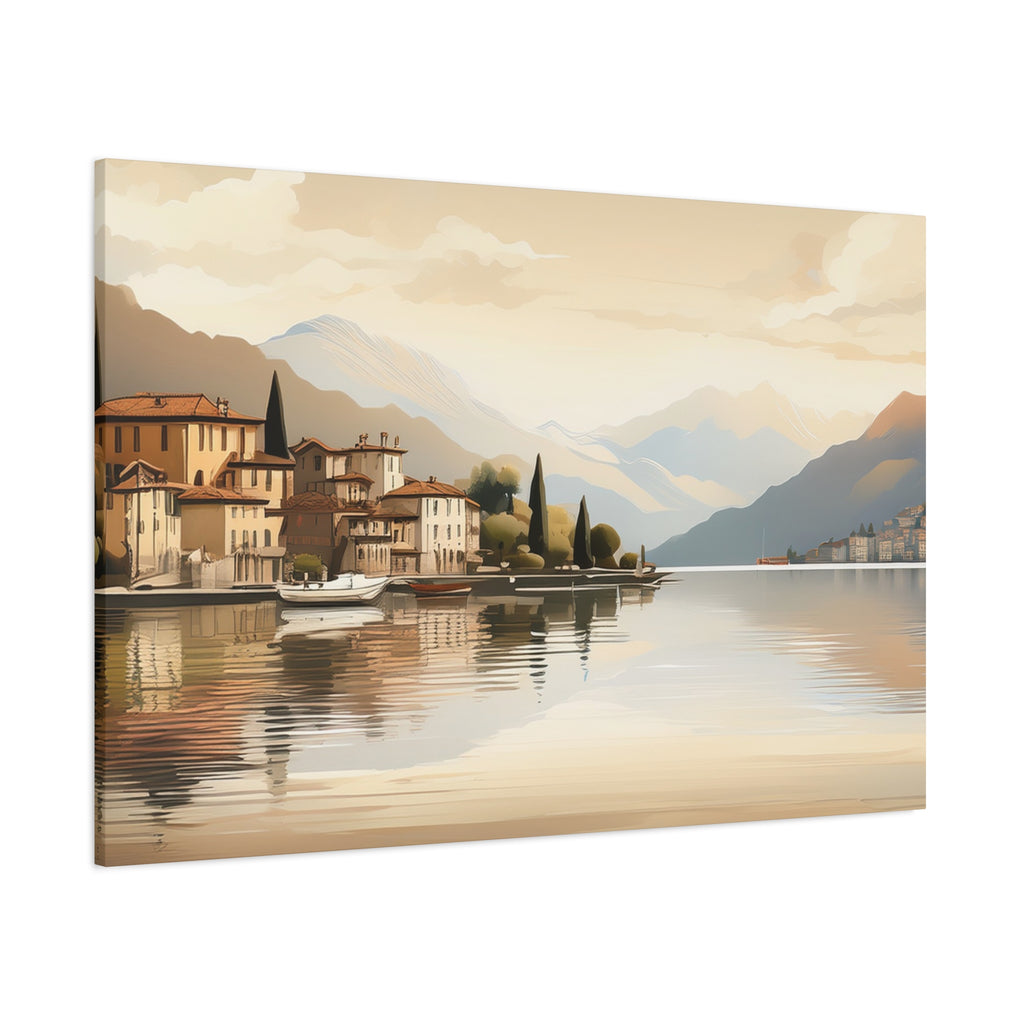 Canvas Wall Art – Lake Como Reflections