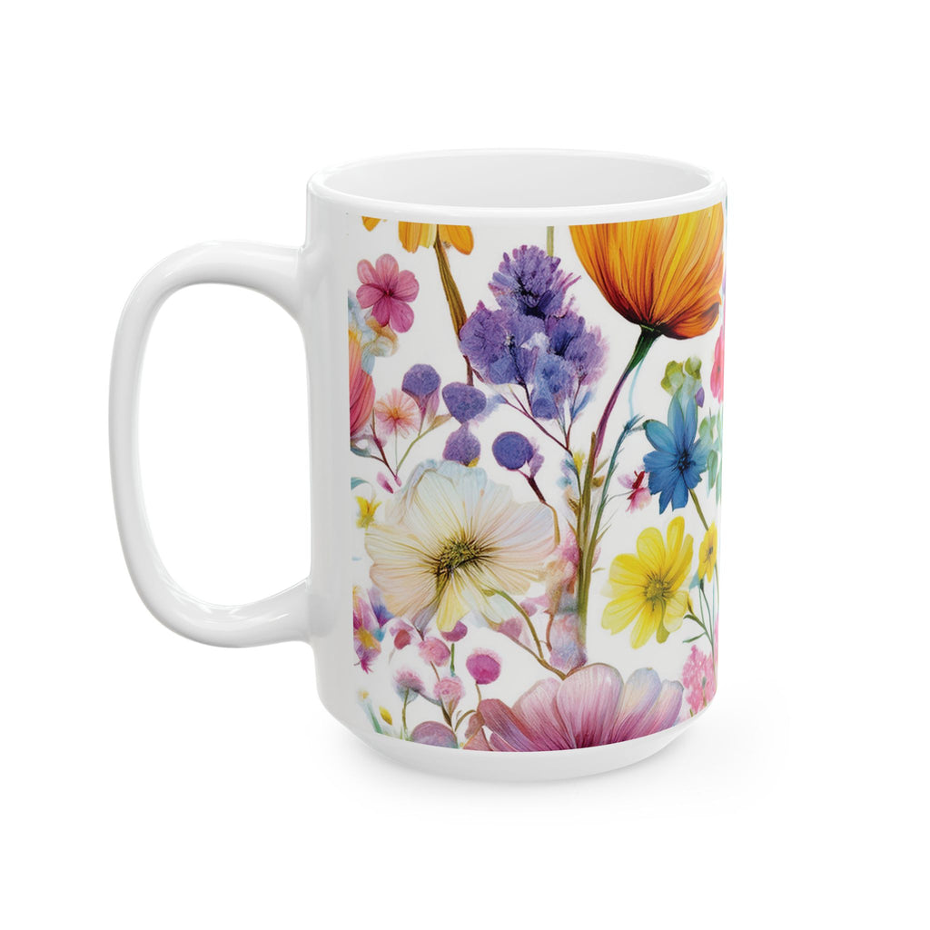 Ceramic Mug – Colorful Wildflowers