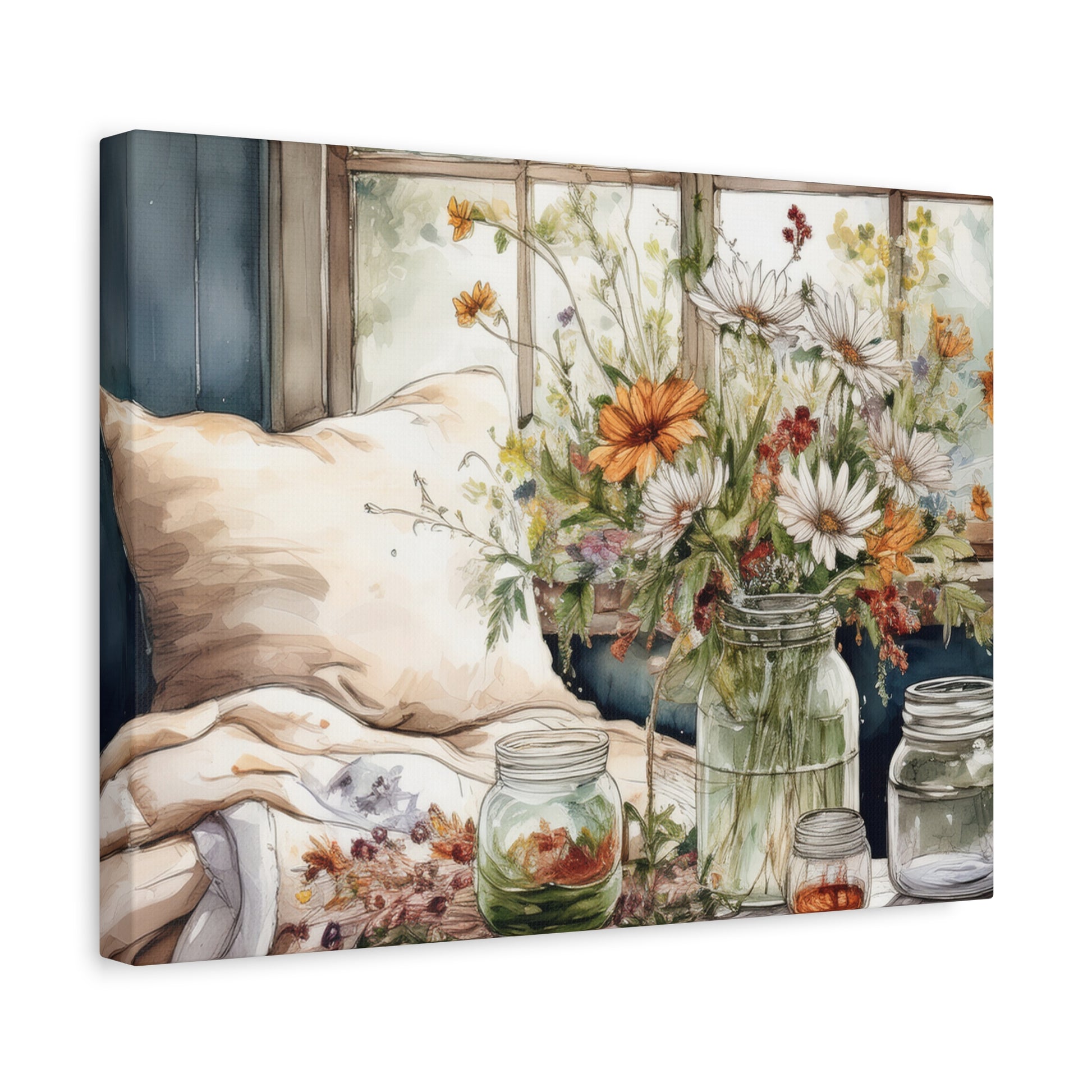 Canvas Wall Art - Cottage Afternoon