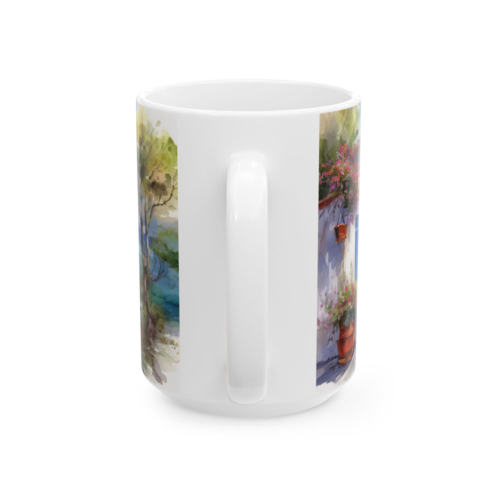 Ceramic Mug – Mediterranean Coastal View
