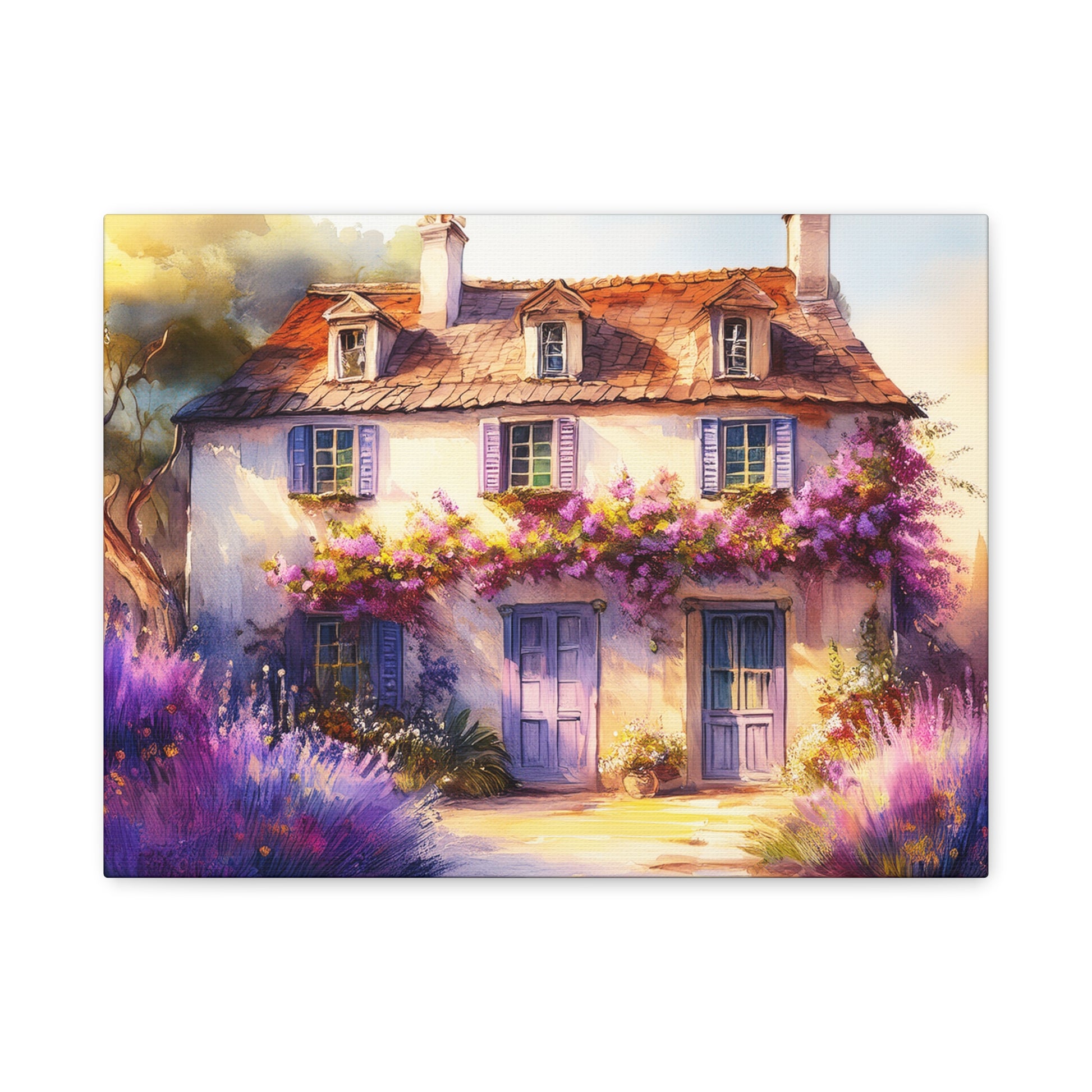 Canvas Wall Art - Provence Summer Cottage