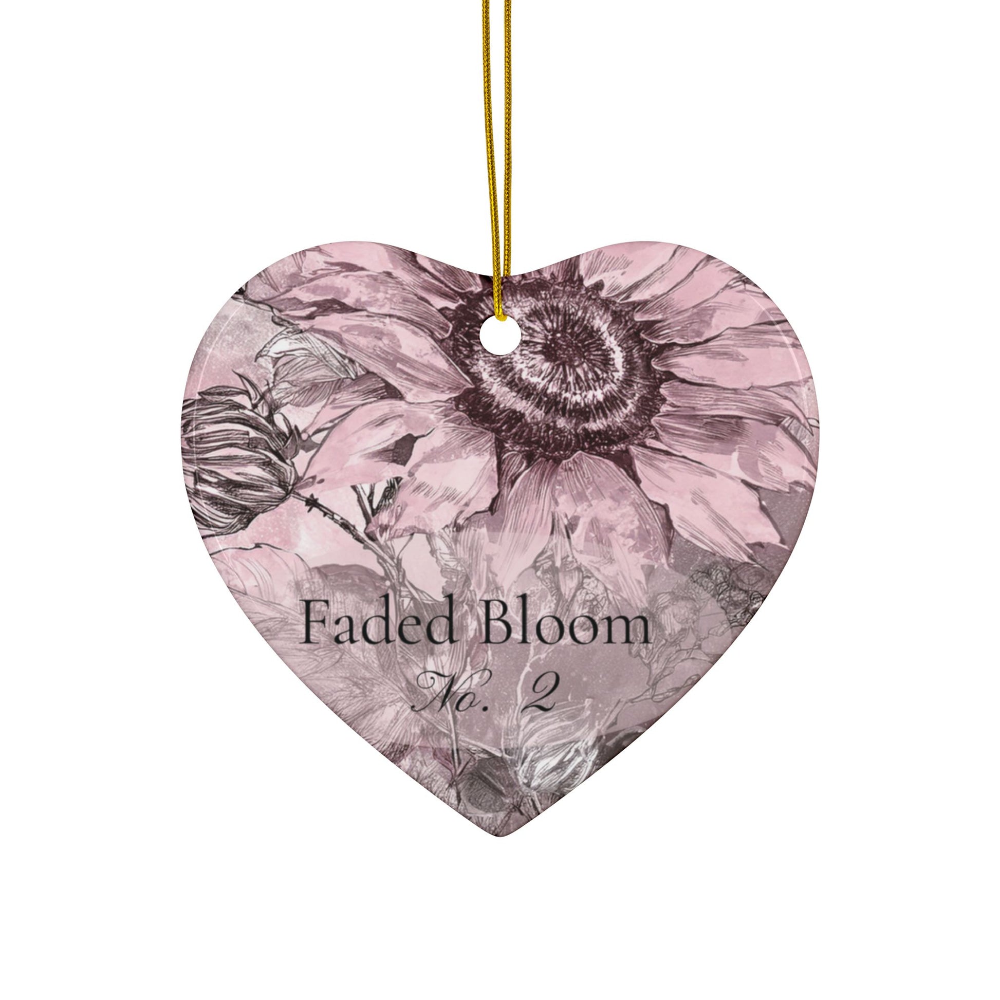 Ceramic Ornament - Faded Bloom No. 2