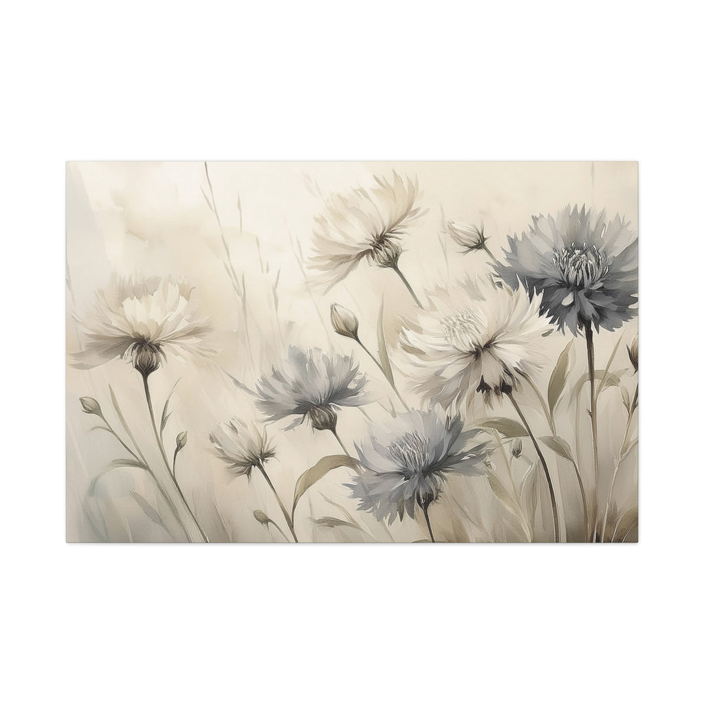 Canvas Wall Art – Faded Cornflowers