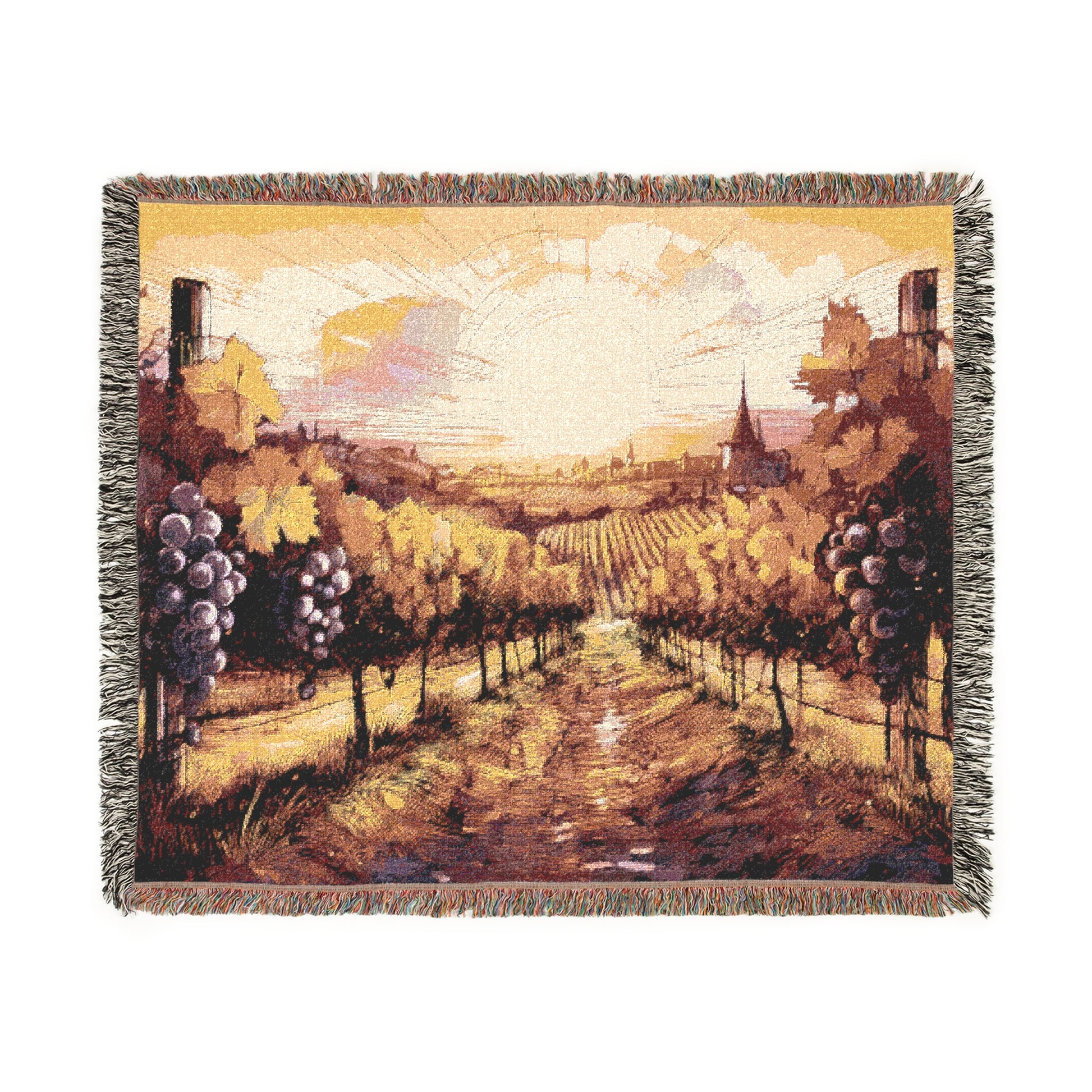 Woven Blanket – Countryside Vineyard