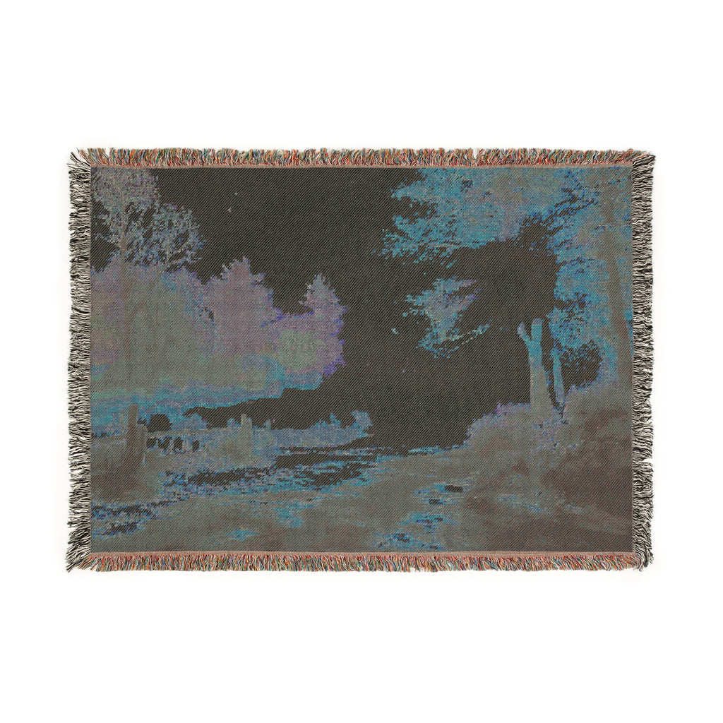 Woven Blanket – Autumn Sunrise Mist