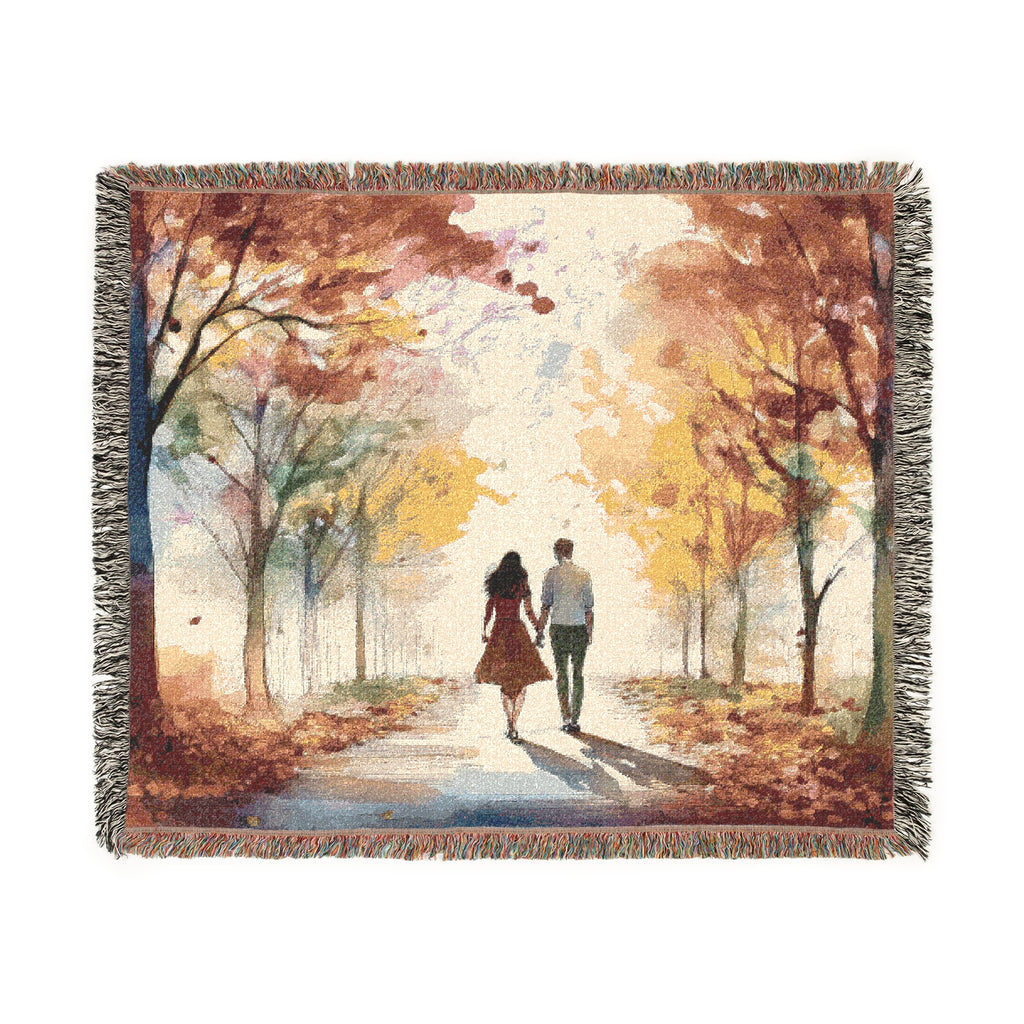 Woven Blanket – Together in Fall