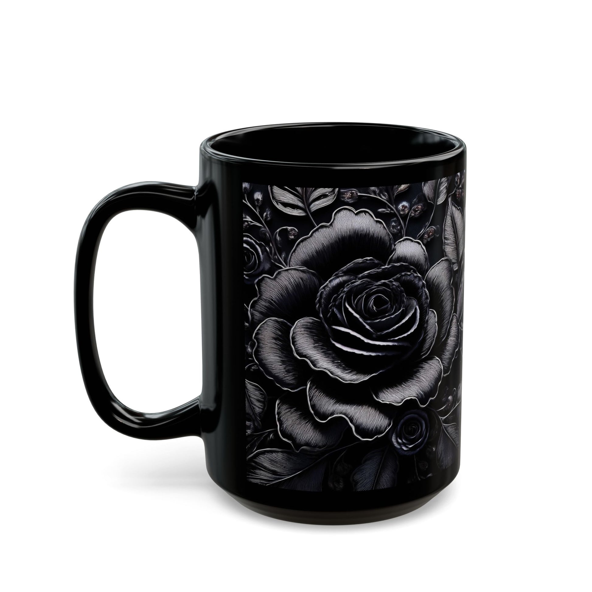 Mug - Midnight Elegance Rose
