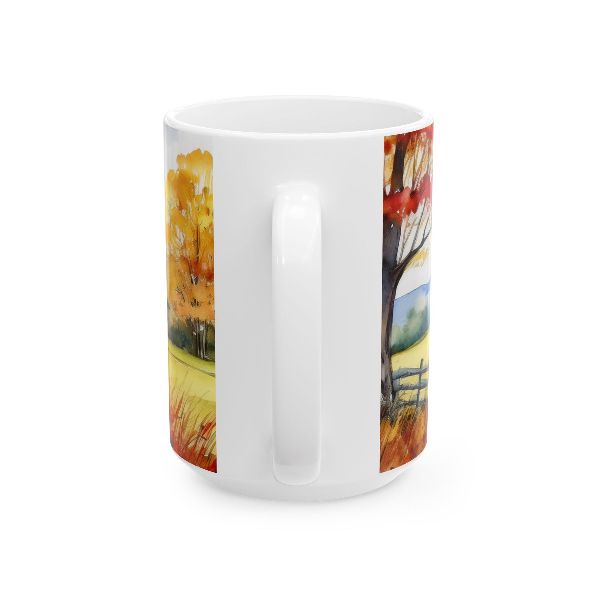 Ceramic Mug – Fall Cottage